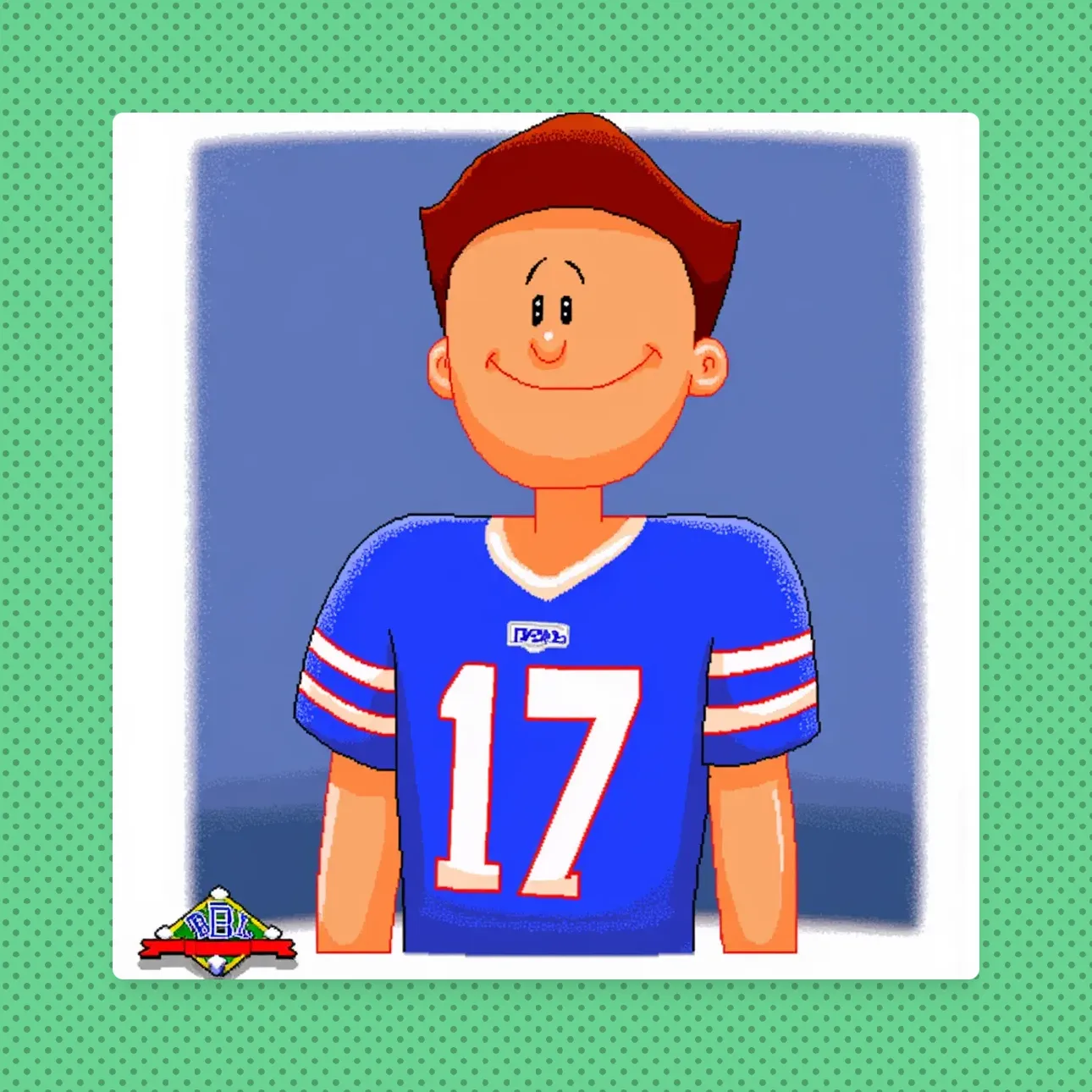 Josh Allen as a Backyard Sports Character